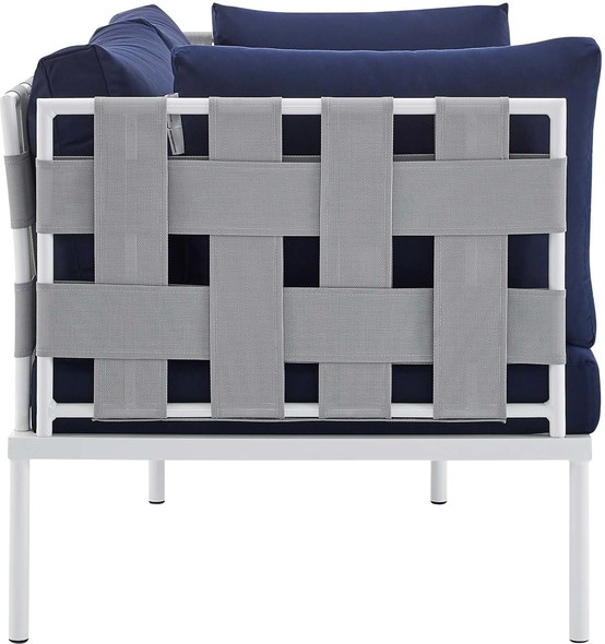 cheap outdoor sofa set Modway Furniture Sofa Sectionals Gray Navy