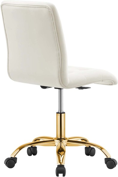 gaming chair desk Modway Furniture Gold Ivory