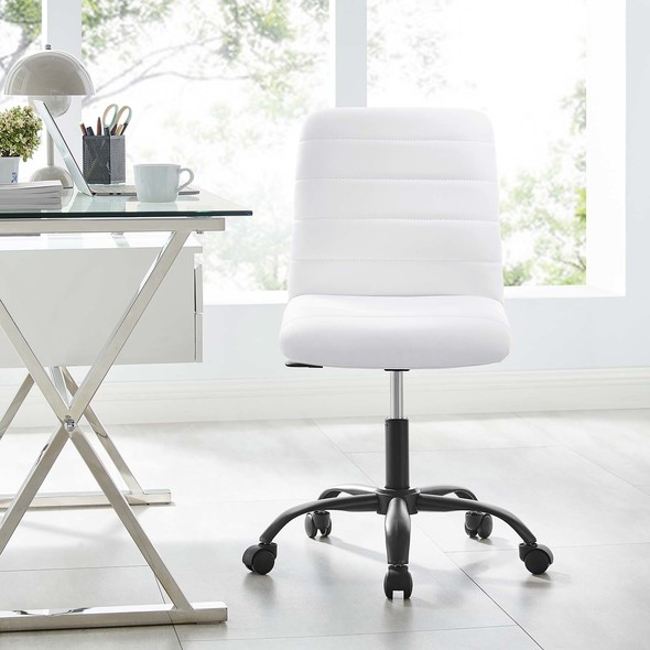 high seat office chair Modway Furniture Office Chairs Black White