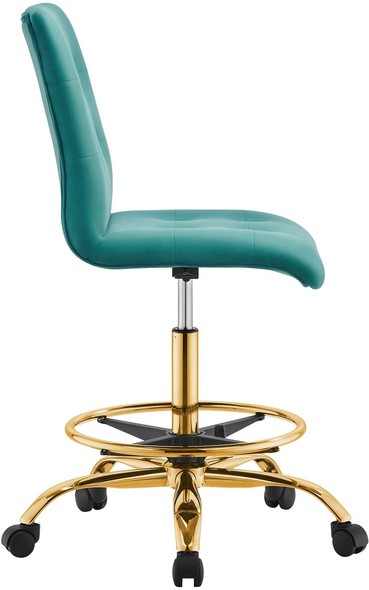 home office desk chair ergonomic Modway Furniture Office Chairs Gold Teal