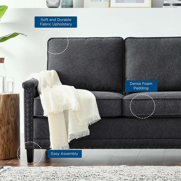 brand new sectional couch Modway Furniture Charcoal