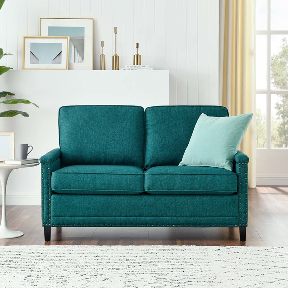 convertible chaise sofa Modway Furniture Sofas and Armchairs Teal