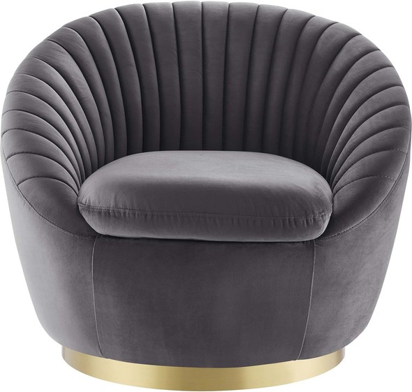 quality accent chairs Modway Furniture Sofas and Armchairs Gold Gray