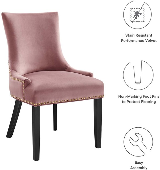 gray dining chair covers Modway Furniture Dining Chairs Dusty Rose