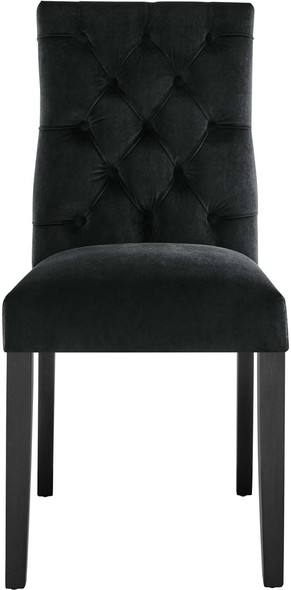 white upholstered dining room chairs Modway Furniture Dining Chairs Dining Room Chairs Black