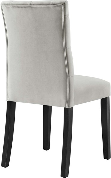 green velvet dining chairs with gold legs Modway Furniture Dining Chairs Light Gray