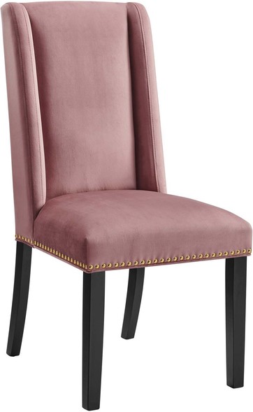 white dining chair covers Modway Furniture Dining Chairs Dusty Rose