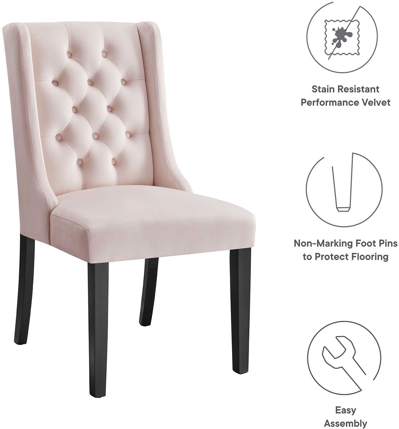 dining chairs deals Modway Furniture Dining Chairs Pink