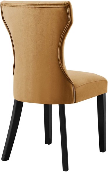 beige velvet dining chairs Modway Furniture Dining Chairs Cognac
