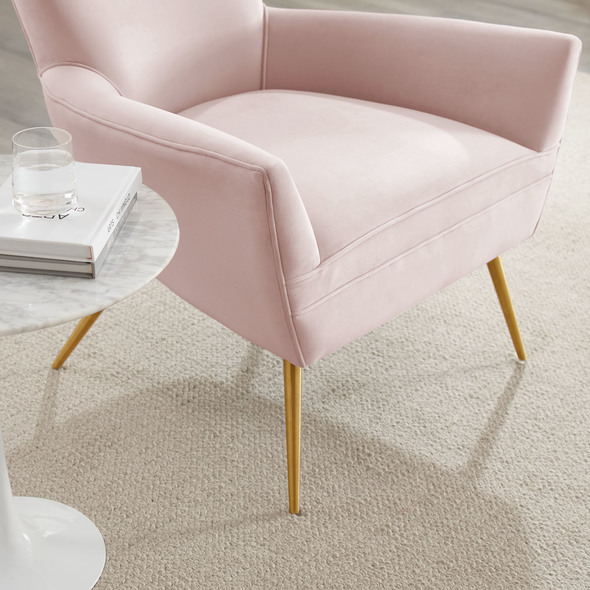 grey statement chair Modway Furniture Sofas and Armchairs Pink