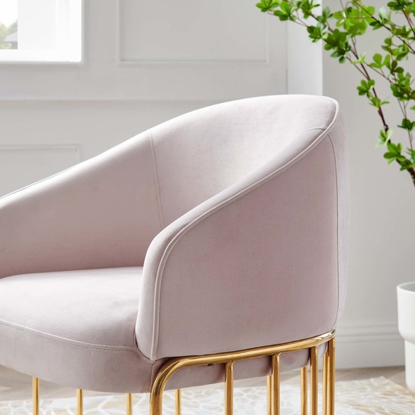 low arm chair Modway Furniture Sofas and Armchairs Pink