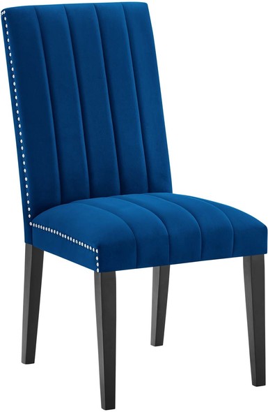 modern fabric dining chairs Modway Furniture Dining Chairs Navy