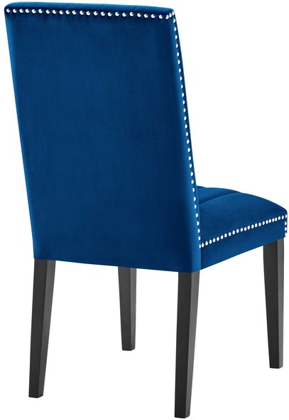 modern fabric dining chairs Modway Furniture Dining Chairs Navy