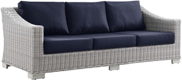 backyard sofas Modway Furniture Sofa Sectionals Light Gray Navy