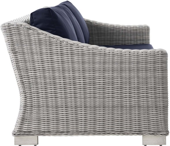patio furniture best deals Modway Furniture Sofa Sectionals Light Gray Navy