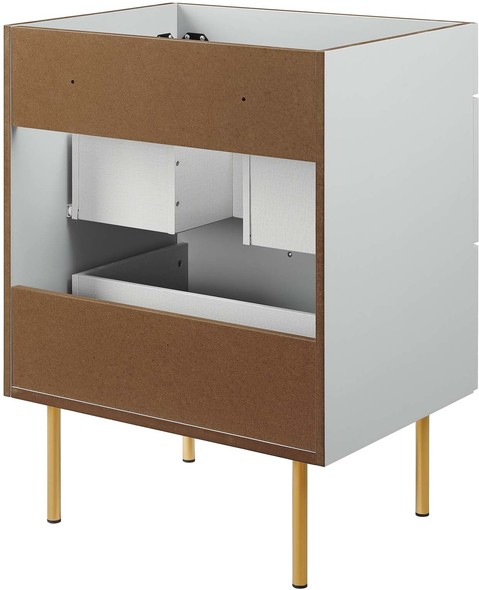 double sink vanity with tower Modway Furniture Vanities Light Gray