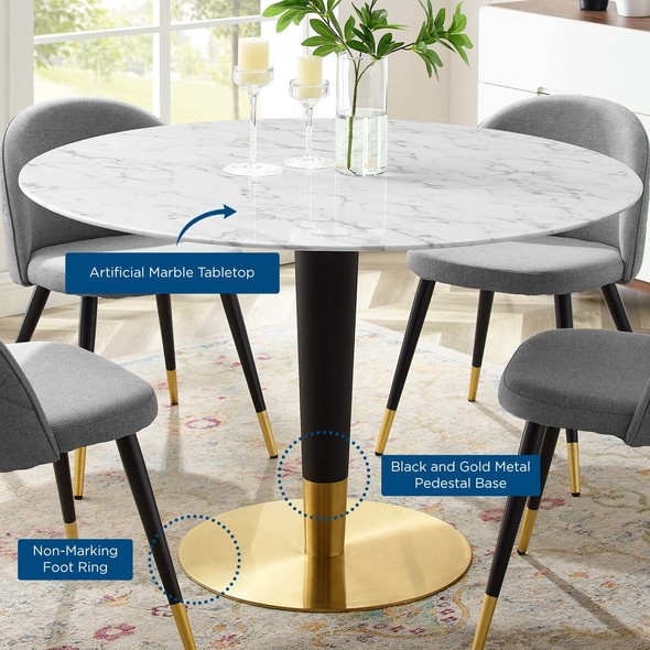 dining table near me for sale Modway Furniture Bar and Dining Tables Gold White