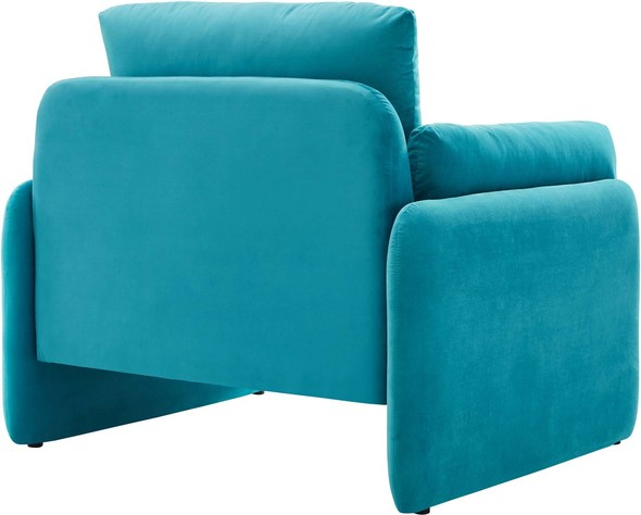 modern accent chair black Modway Furniture Sofas and Armchairs Blue