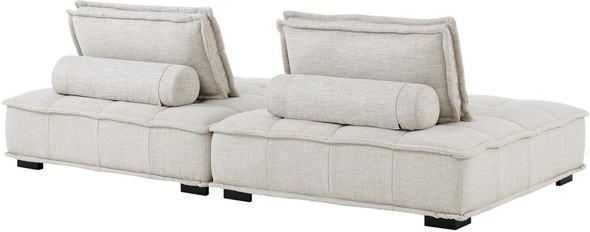 sleeper sectional brown Modway Furniture Sofas and Armchairs Beige