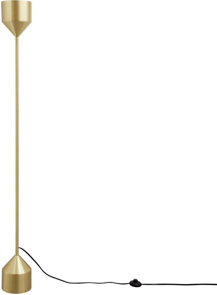 black metal wall sconces Modway Furniture Floor Lamps Gold