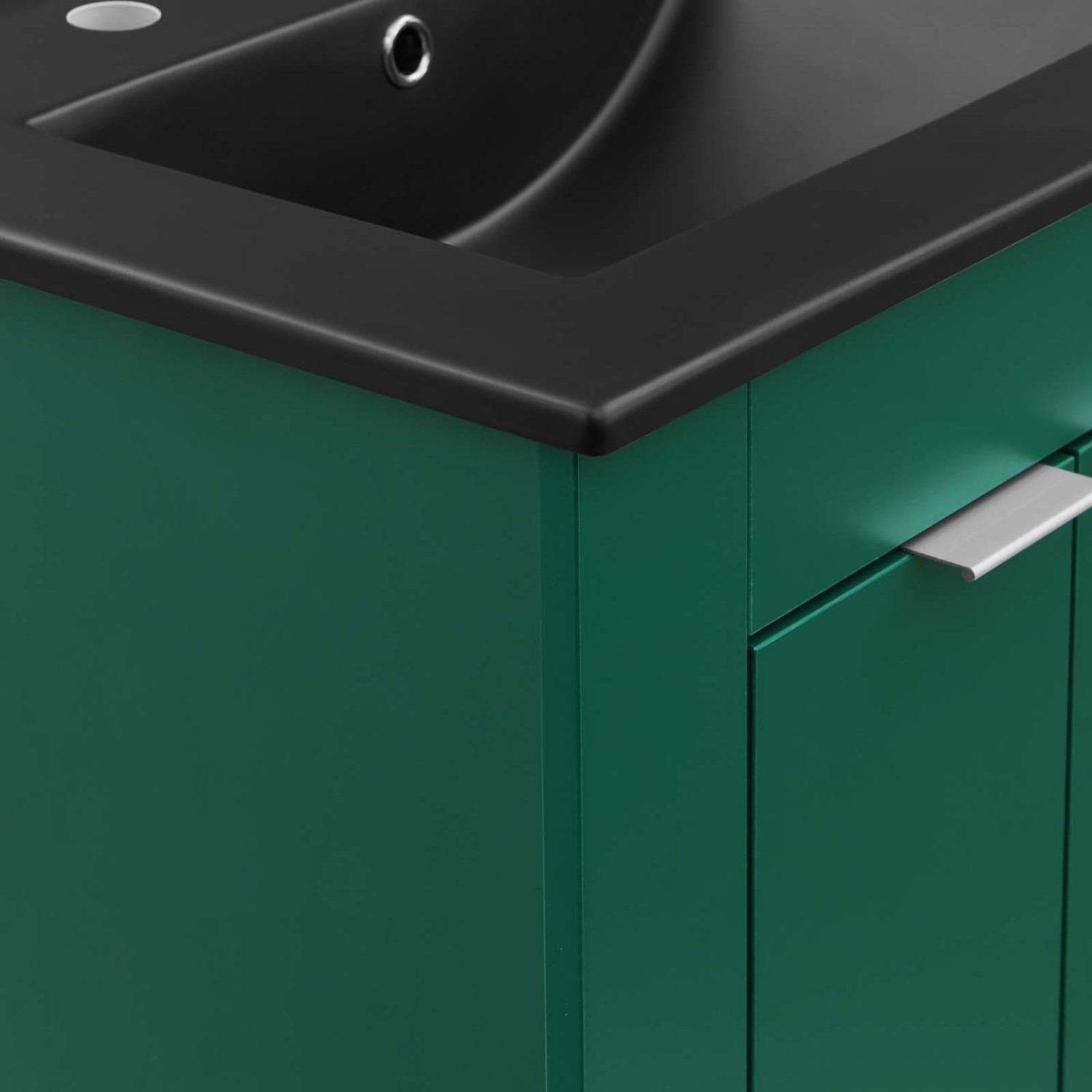 vanity basin design Modway Furniture Vanities Green Black