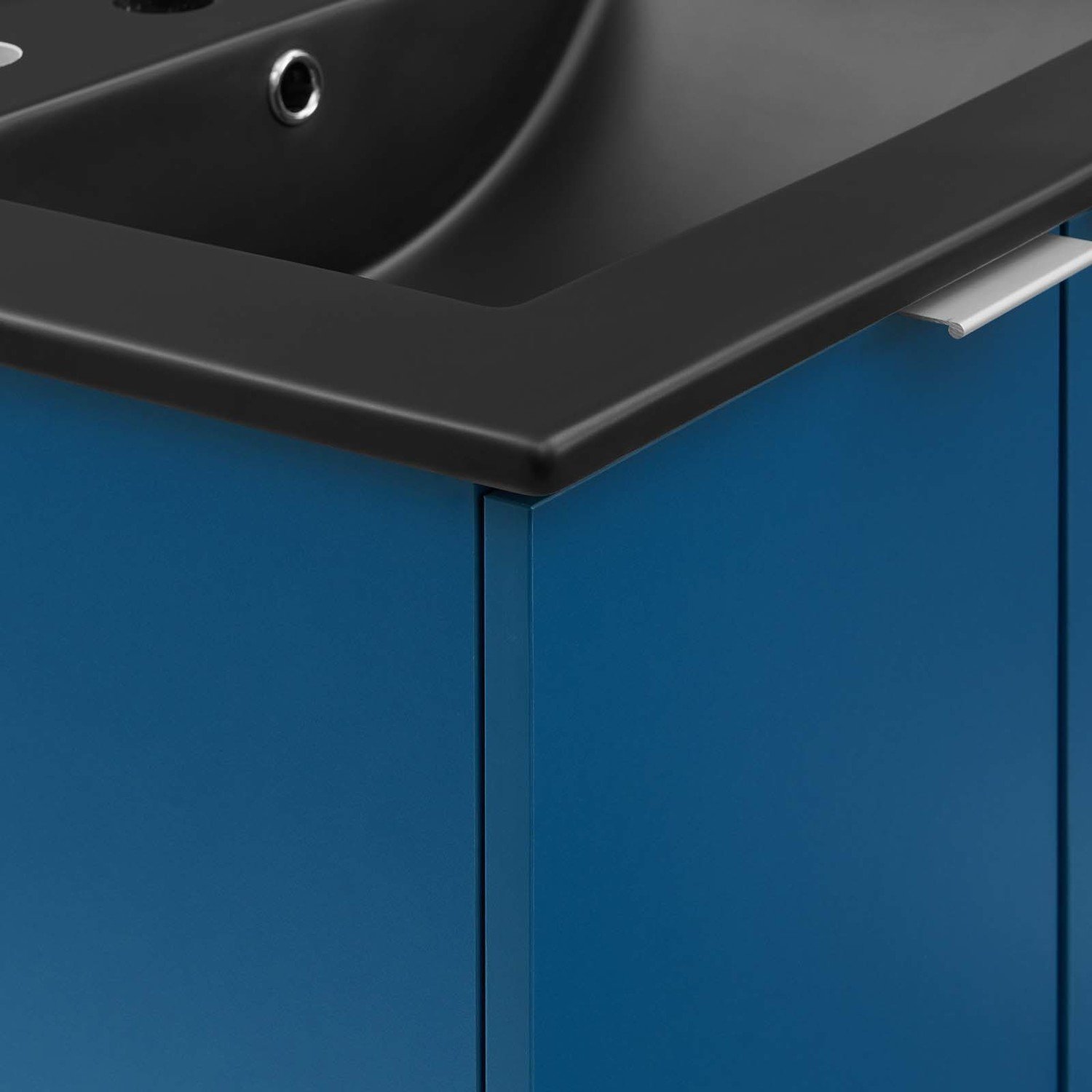 2 vanity bathroom ideas Modway Furniture Vanities Navy Black