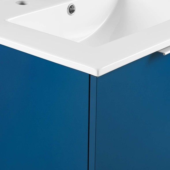 vintage bathroom sink cabinet Modway Furniture Vanities Navy White