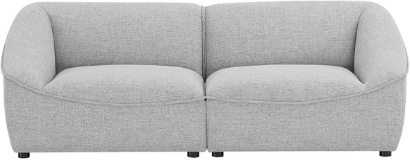 modern sleeper couch Modway Furniture Sofas and Armchairs Light Gray