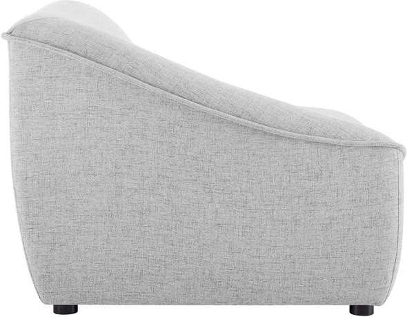 grey velvet sleeper sofa Modway Furniture Sofas and Armchairs Light Gray