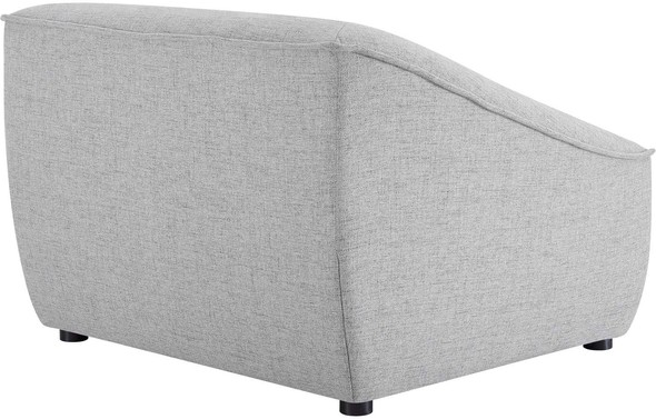 modern velvet couch Modway Furniture Sofas and Armchairs Light Gray