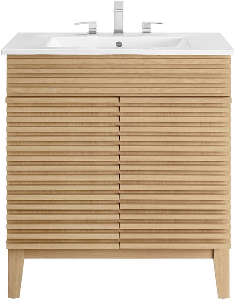 small bathroom basin cabinets Modway Furniture Vanities Oak White