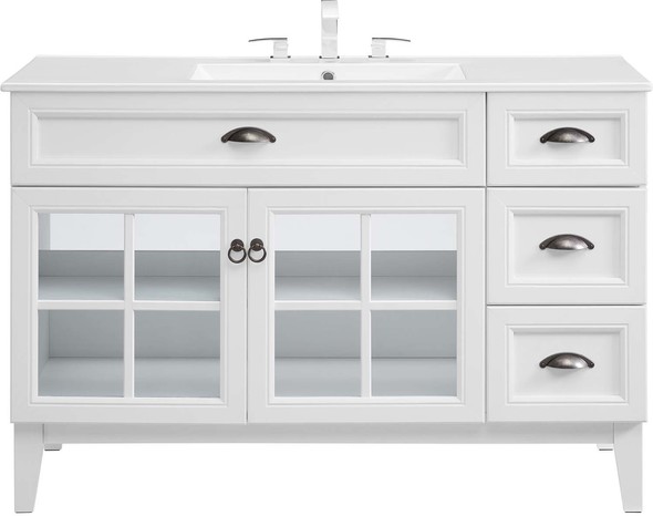 affordable vanities Modway Furniture Vanities Bathroom Vanities White White