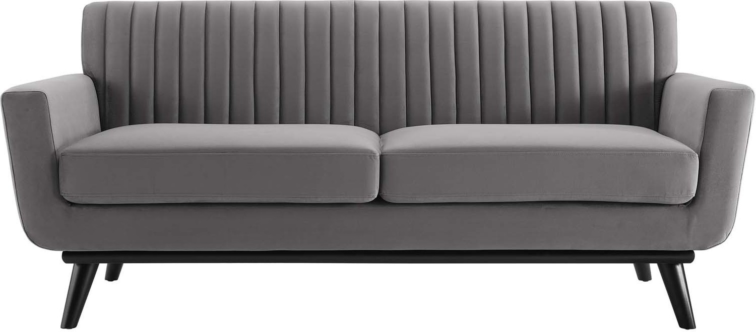 left chaise sectional couch Modway Furniture Sofas and Armchairs Gray