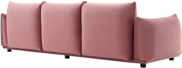 blue navy couch Modway Furniture Sofas and Armchairs Dusty Rose