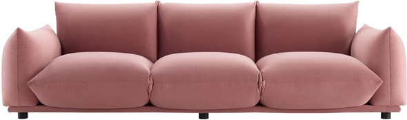blue navy couch Modway Furniture Sofas and Armchairs Dusty Rose