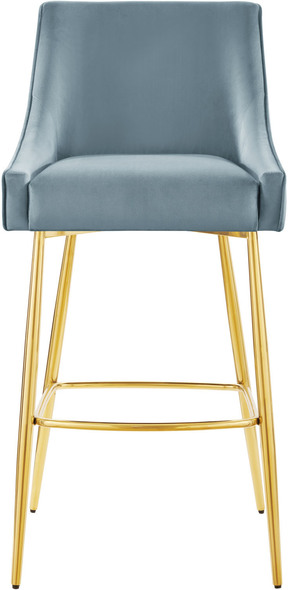 brown leather bar stools with backs Modway Furniture Bar and Counter Stools Light Blue