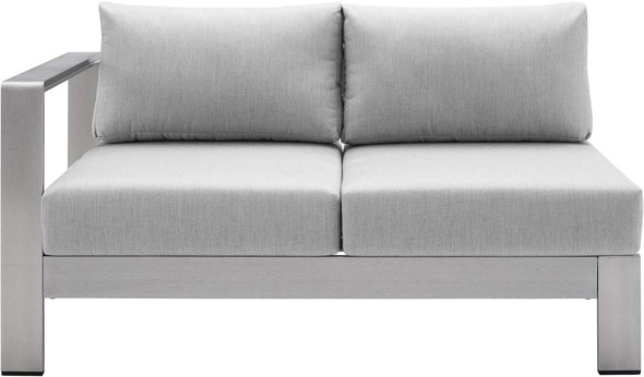 red sofa sleeper Modway Furniture Sofa Sectionals Silver Gray
