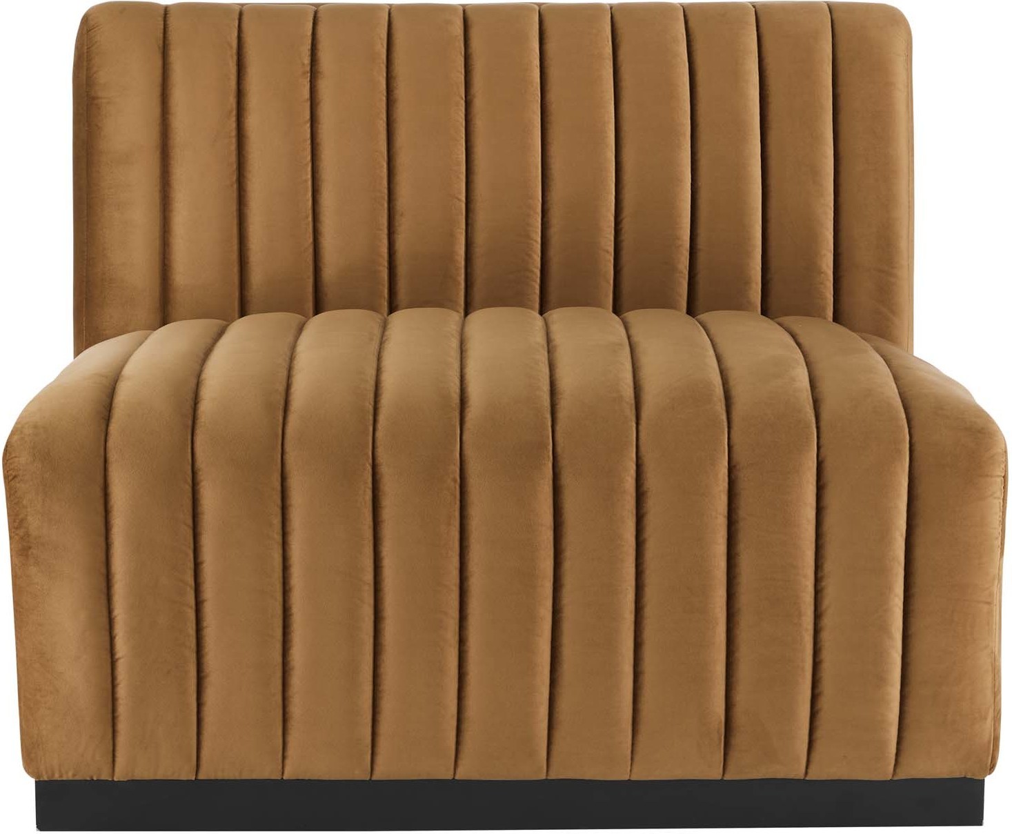 accent chairs to match brown leather sofa Modway Furniture Sofas and Armchairs Black Cognac