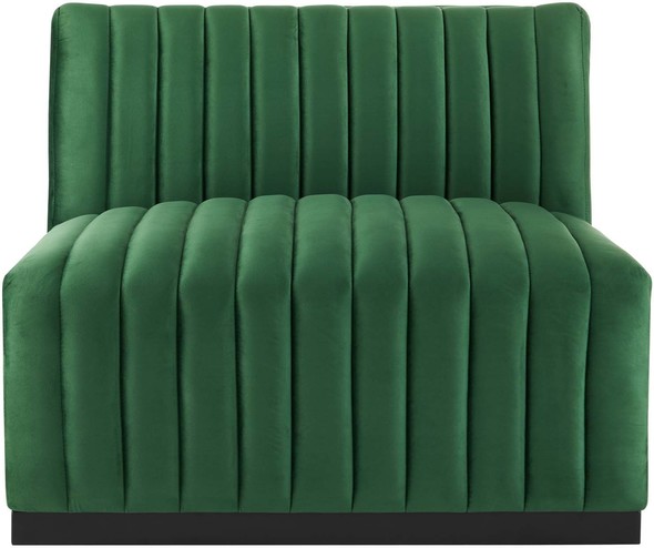 accent chairs for living room with ottoman Modway Furniture Sofas and Armchairs Black Emerald