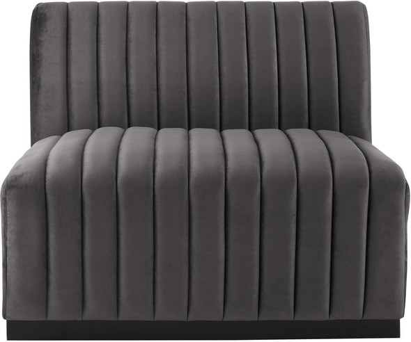 orange arm chair Modway Furniture Sofas and Armchairs Black Gray