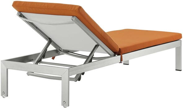 outdoor daybed near me Modway Furniture Daybeds and Lounges Silver Orange
