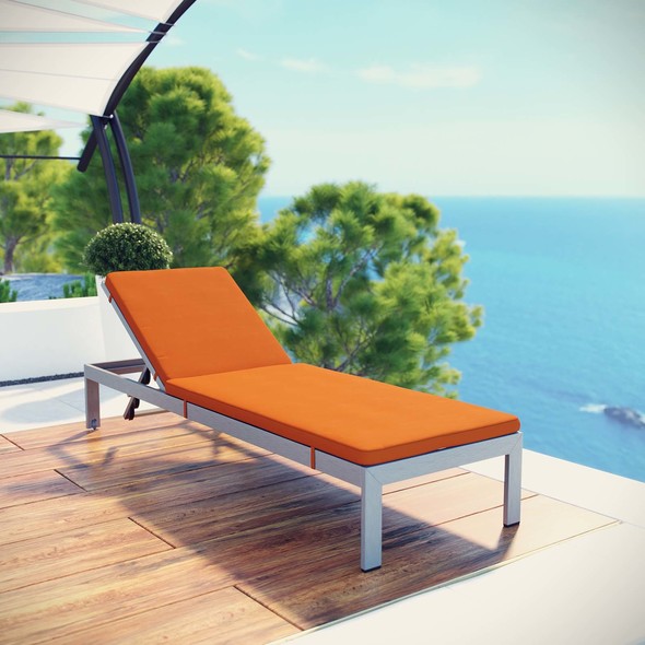 outdoor daybed near me Modway Furniture Daybeds and Lounges Silver Orange
