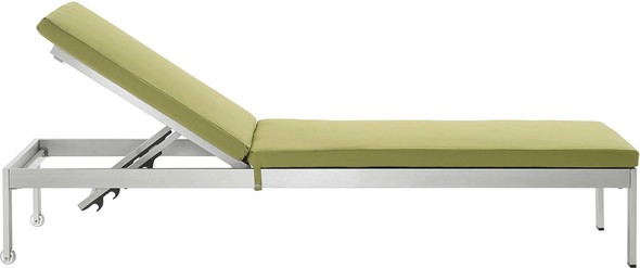 bed outside Modway Furniture Daybeds and Lounges Silver Peridot