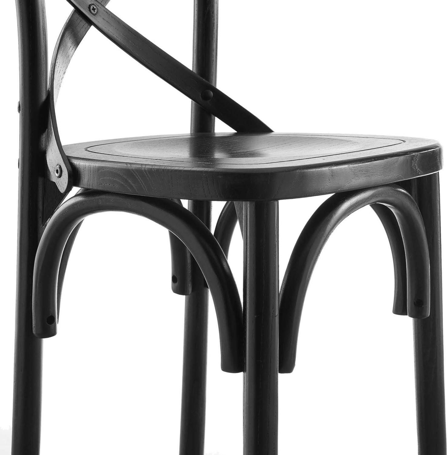 bar stool chairs white Modway Furniture Black