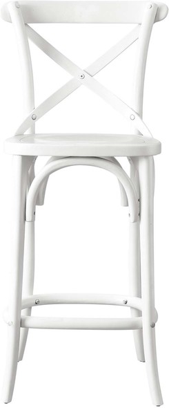 gray counter stools with backs Modway Furniture White