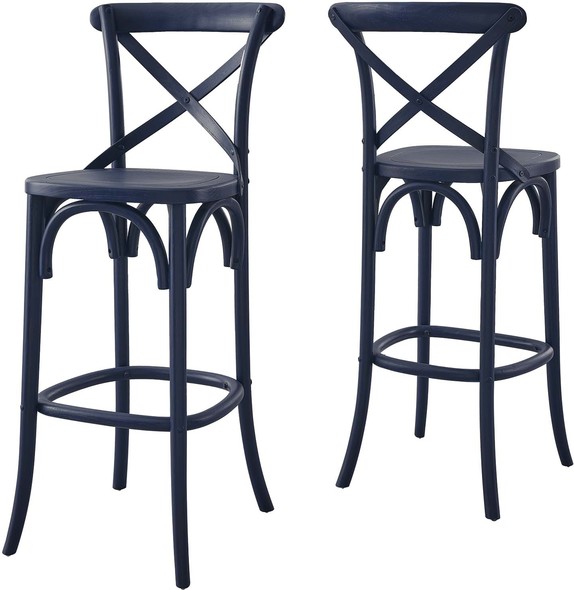modern grey counter stools Modway Furniture Bar and Counter Stools Midnight Blue