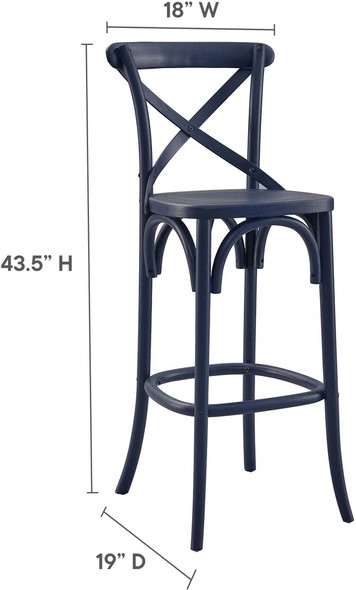 modern grey counter stools Modway Furniture Bar and Counter Stools Midnight Blue