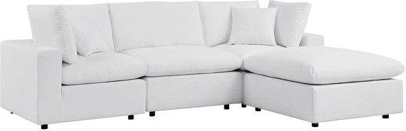 cream colored sectional sofa Modway Furniture Sofa Sectionals White