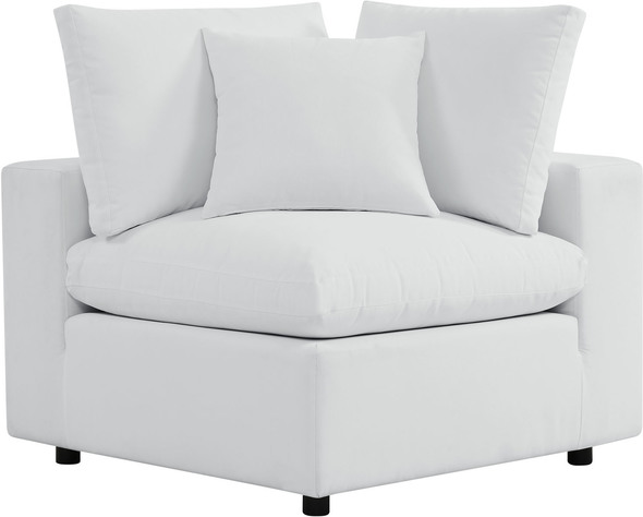 large chaise couch Modway Furniture Sofa Sectionals White