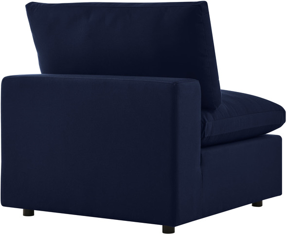 white contemporary couch Modway Furniture Sofa Sectionals Navy